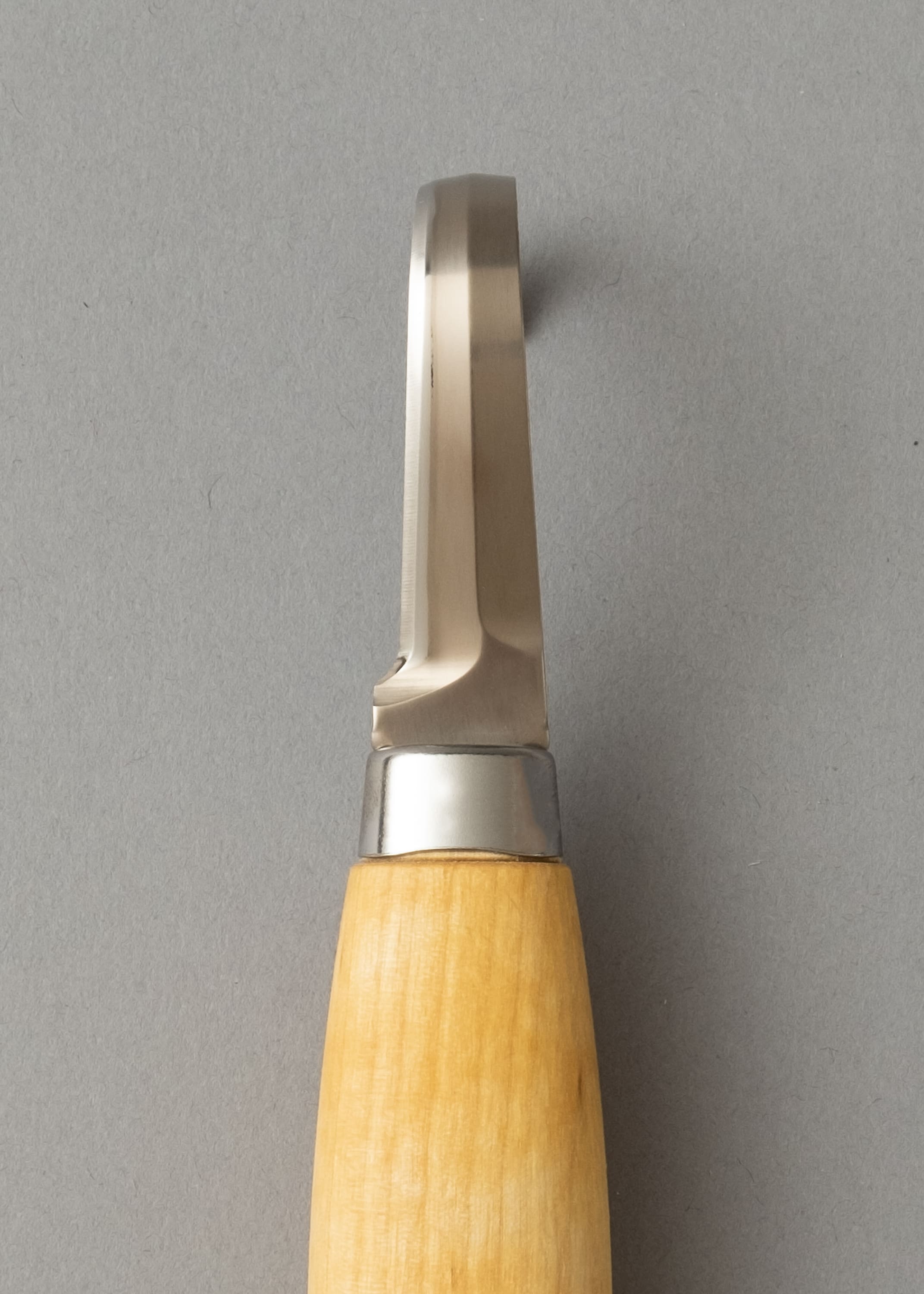 COUTEAU CROCHE GAUCHER pour sculpter le bois, avec Ã©tui en cuir - carving hook 164 - MORAKNIV