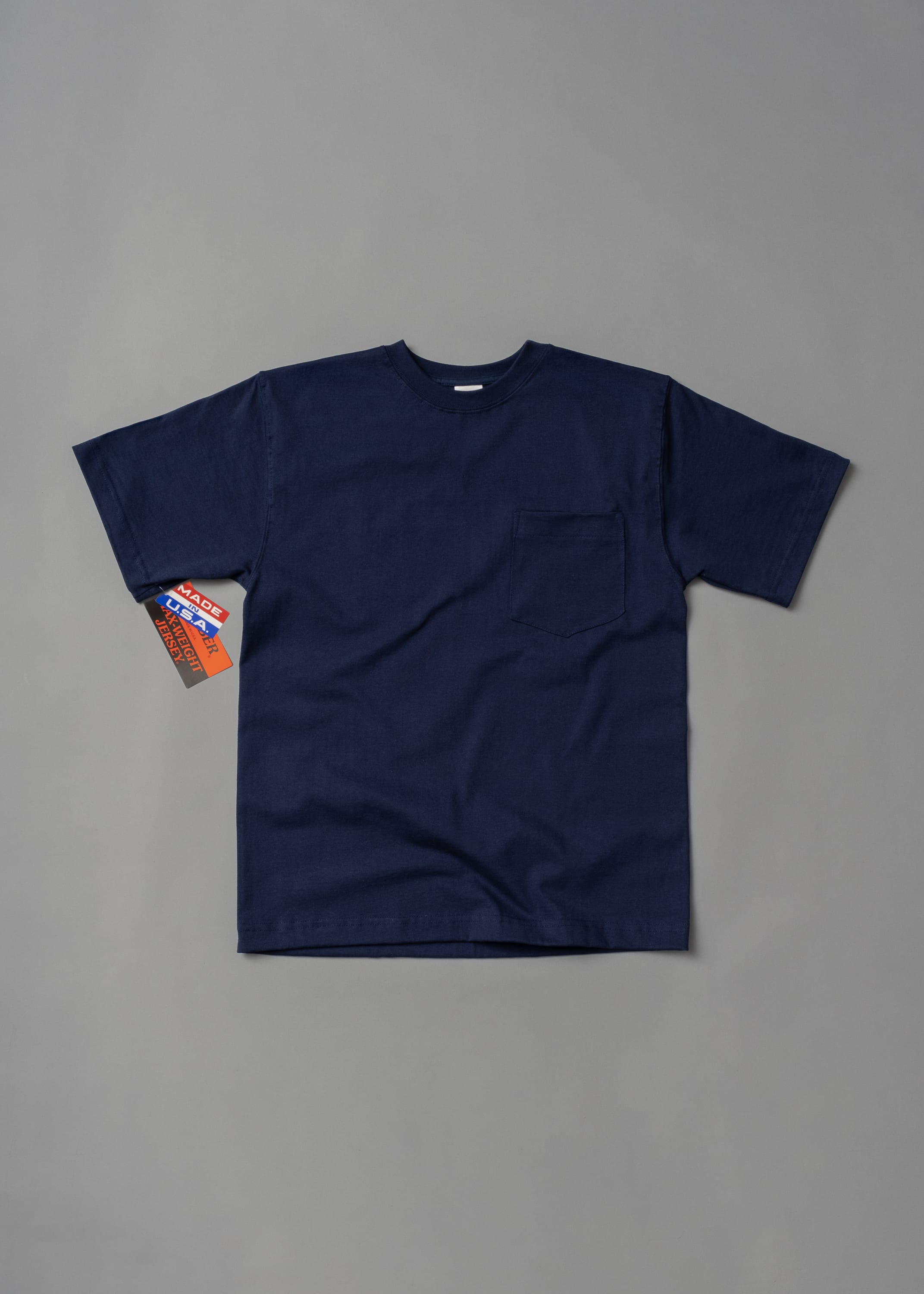 T-SHIRT EPAIS - NAVY - MAX WEIGHT 8 OZ - CAMBER USA