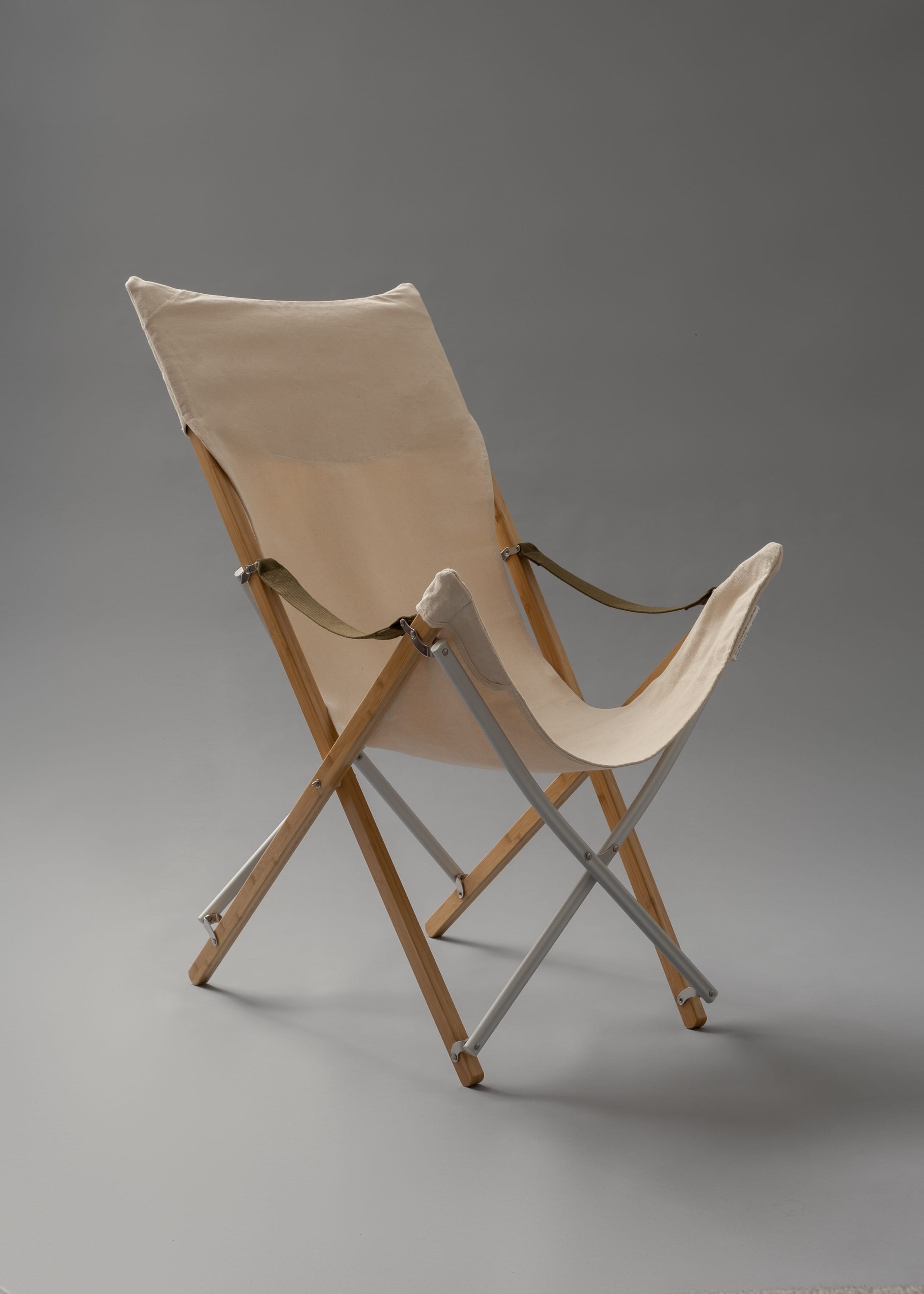 TAKE! CHAIR LONG - Fauteuil DE CAMPING pliable en bambou, coton, aluminium - SNOW PEAK