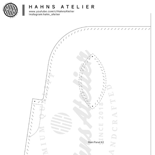 Square Tote Bag PDF Pattern – HAHNS ATELIER