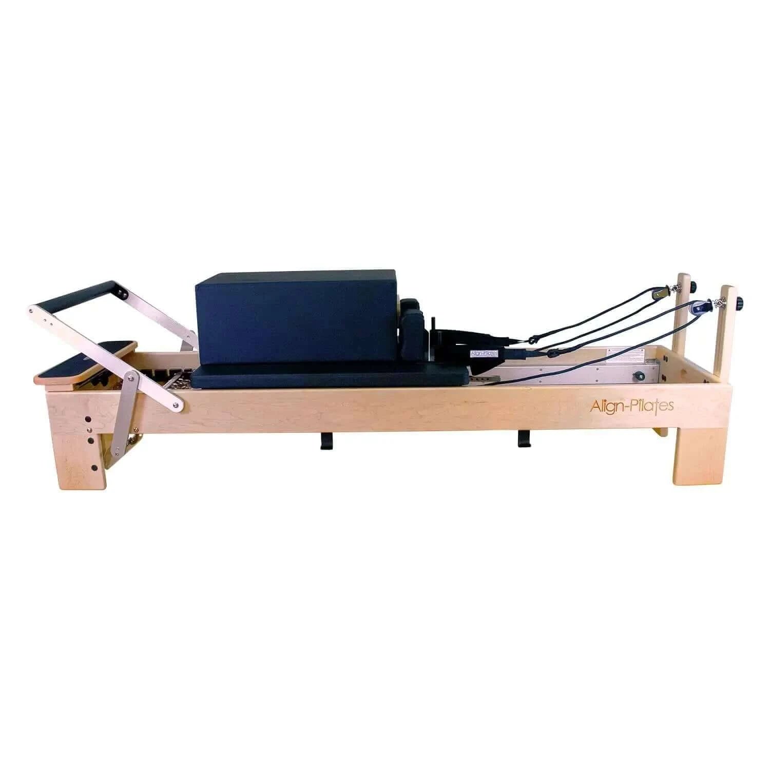 Align Pilates M8-Pro Maple Wood Reformer Machine With Pro Sitting Box
