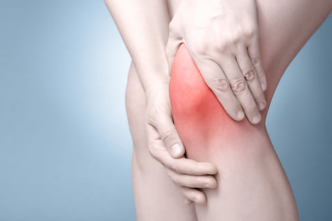 Inflamed knee join