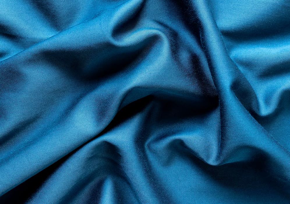 Blue velvet cloth for kurta