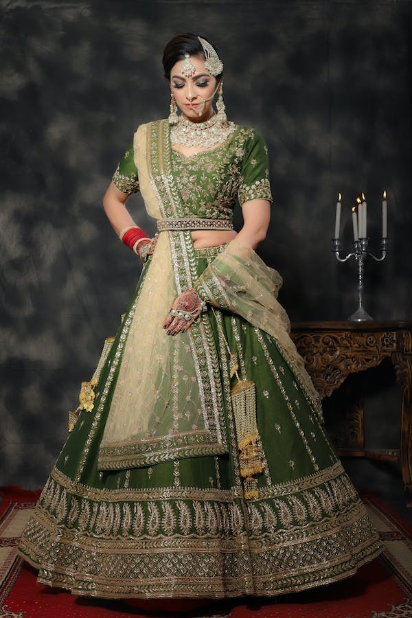 Frock Lehenga Traditional Indian Wedding Dress #BN773 | Indian wedding  dress traditional, Indian wedding gowns, Indian bridal dress