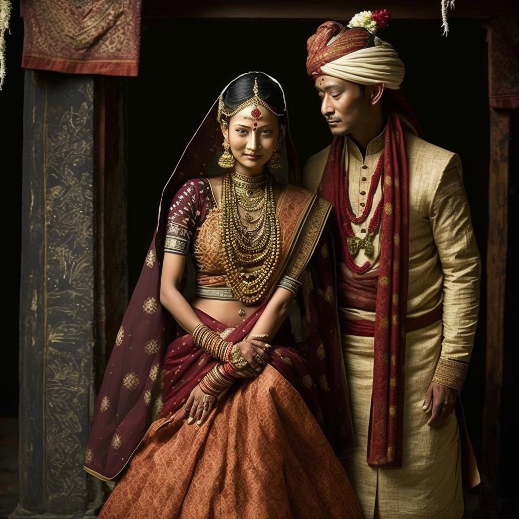 Tai Ahom dress | Couple dress, Traditional outfits, Traditional dresses