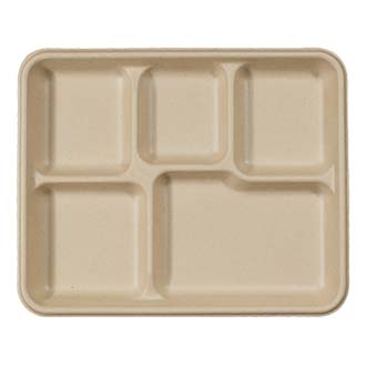 47.3 Oz Square To Go Biodegradable Food Trays