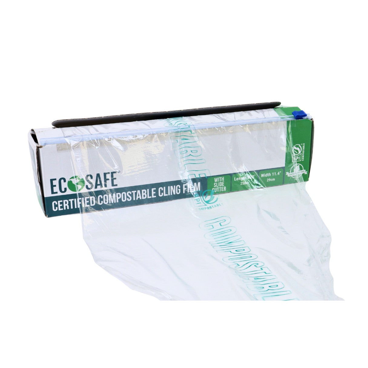 Plastic Cling Wrap With Slide Cutter For Food Products