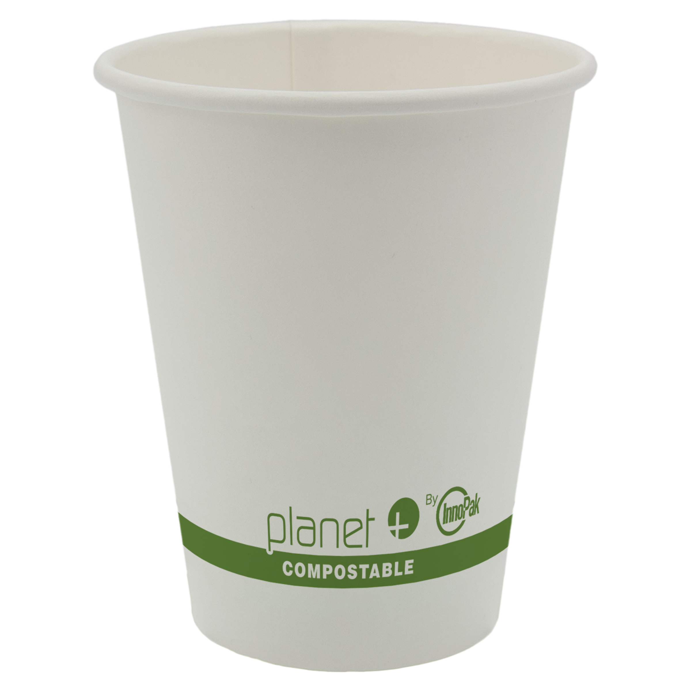 Vegware™ White Hot Drink Cups, Biodegradable Hot Beverage Cups, Compostable Coffee Vending Cups