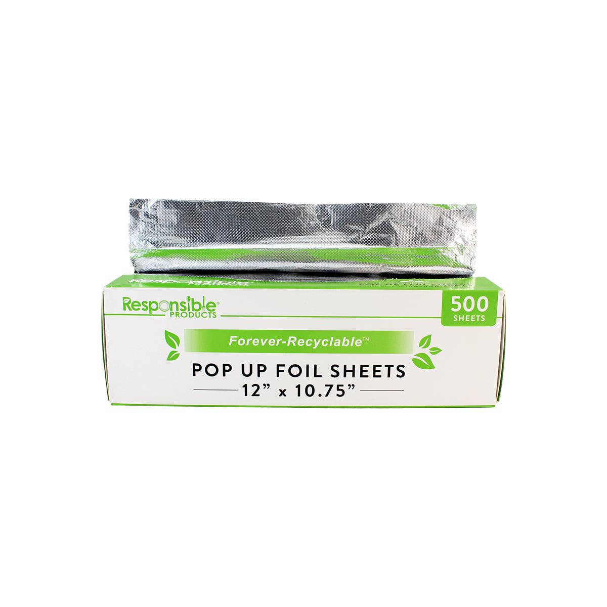 Responsible Products Forever-Recyclable Pop-Up Foil Sheets, 12 x 10.75 inch -- 3000 per Case