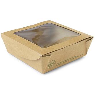 Take out Salad Box with Window, Reusable Kraft Brown Food Storage Containers,  Freezer Safesignature Packaging Hot Food Box for Work - China Disposable  Kraft Paper Take-out Box and Kraft Paper Take-out Box