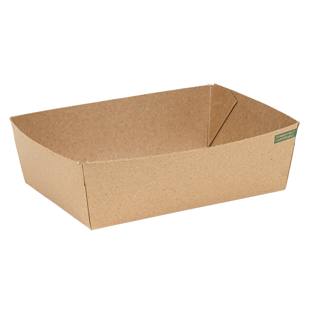 64oz White Folded Take out Paper Box, Disposable Paper Togo