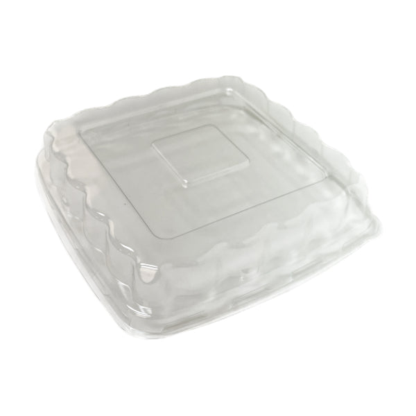 Clear Dome Lid for 8, 12, 16 oz. Small Square Bowls