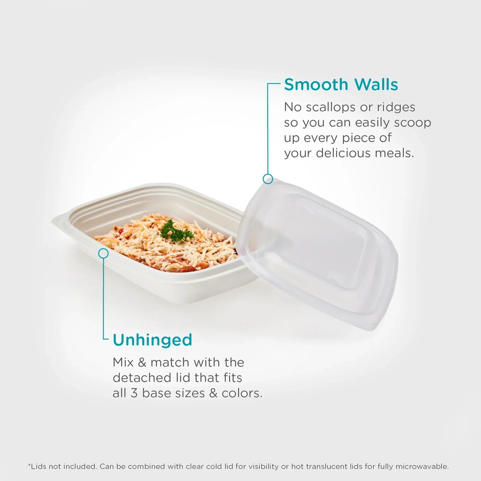 16 oz. GoodToGo™ Microwavable Containers - Mist