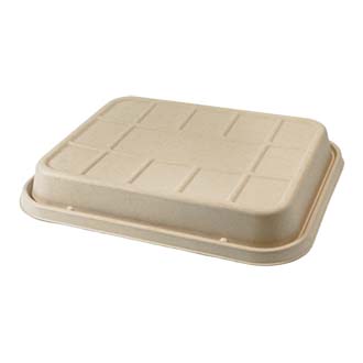 World Centric Half Size (120 oz) Fiber Catering Pan Laminated (SKU: CA-SC-120L-LF)