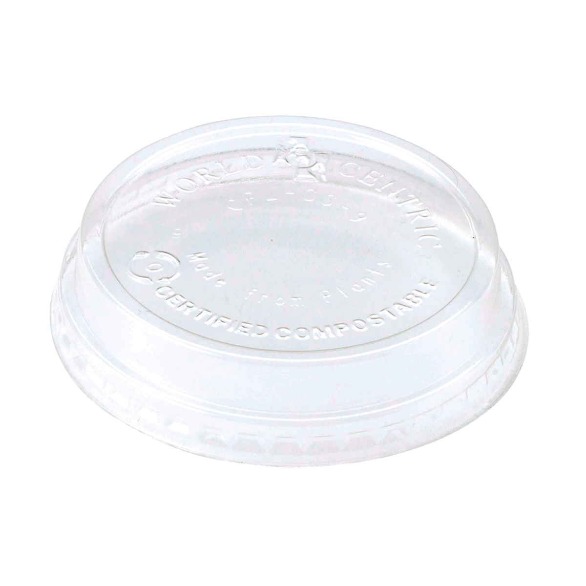 100 Sets - 5.5 oz. Plastic Clear Portion Cups, Snack / Yogurt /Parfait/ Pudding / Souffle /Dessert Cups, Disposable Containers with Lids 5.5oz.