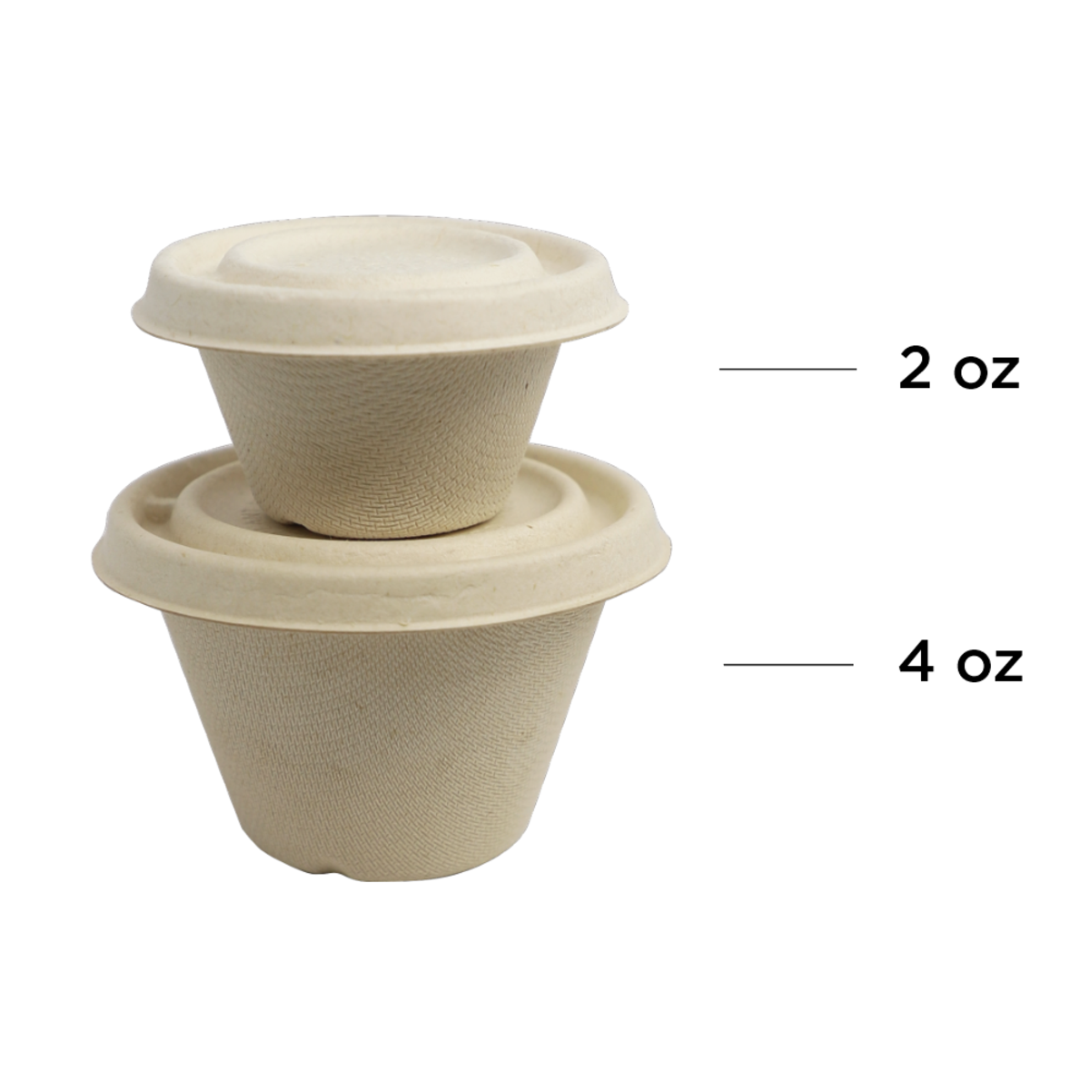 200 Sets - 2 oz. Small Plastic Containers with Lids, Jello Shot Cups,  Condiment Cups, 2oz Dipping Sauce & Salad Dressing Container, Disposable  Mini Plastic Portion Souffle Cups Ramekins, Pudding Cup 2 Ounce