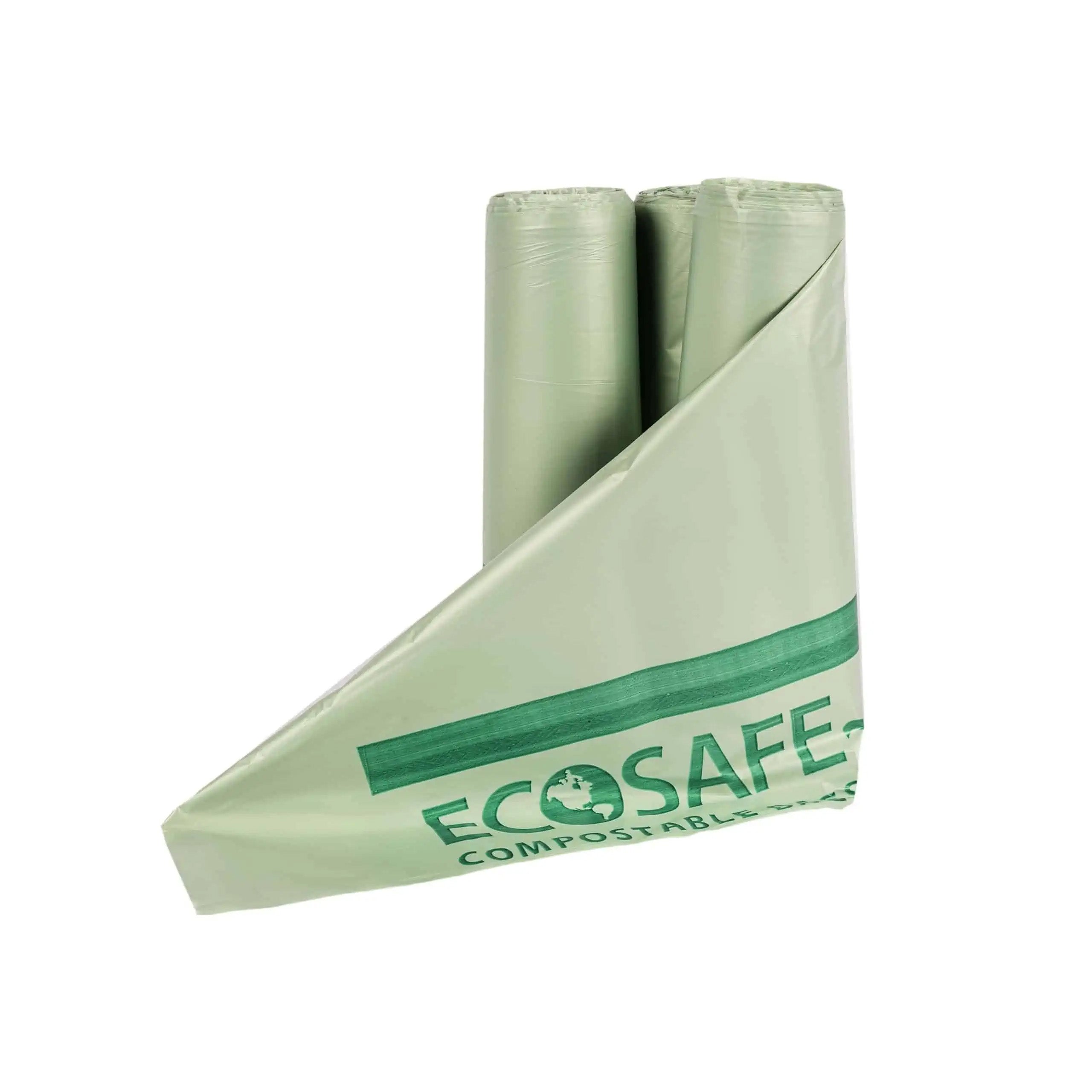 EcoSafe-6400 Hb3339-8 Compostable Trash Bag, 35 Gal