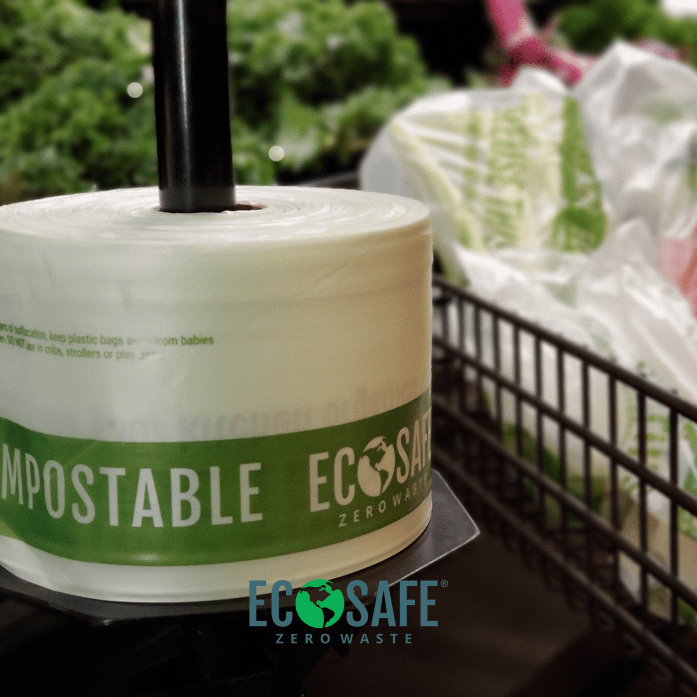 30 Gal. EcoSafe Compostable Trash Bags (48 Per Box)