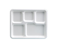 Fiber Lunch Tray (5 Compartment) 500 per case – Green Safe Products