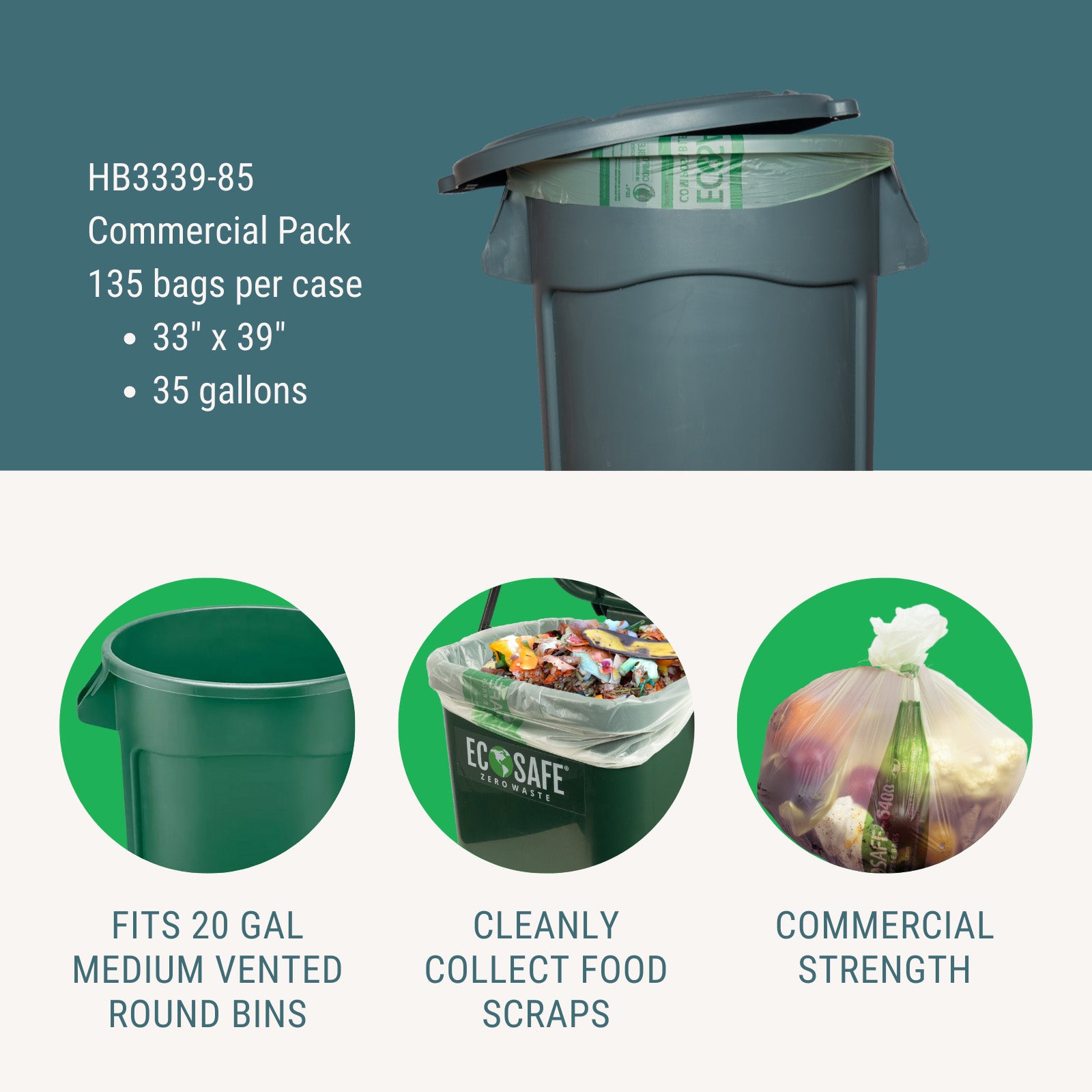  CHICIRIS Leaf Garbage Bag - 3Pcs Large Capacity Garden Bag  Reusable Leaf Garbage Waste Collection Container Storage Bag, Green :  Health & Household