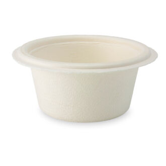 Sauce Cup With Lid - Compostable Sauce Container - Go-Compost