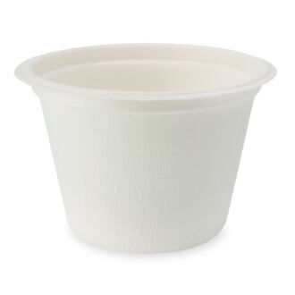 32oz Disposable White Paper Soup Containers Ice-Cream Paper Cup With V –  EcoQuality Store