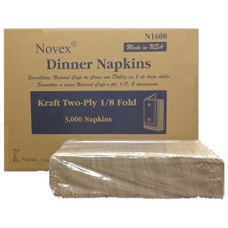 Recycled Paper Dinner Napkins, 2-ply