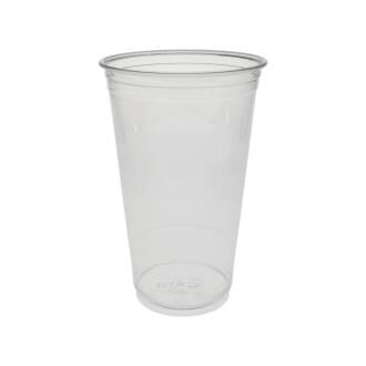 rPET Smoothie Cups & Lids  Made with a minimum 30% recycled content