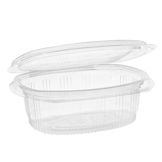 16 oz. Clear Hinged Deli Fruit Container 200/CS