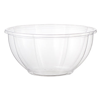 Eco-Products Clear Disposable PLA Plastic Salad Bowl with Lid, Eco-Friendly  Compostable Take Out Salad Container, 24 oz, Case of 150