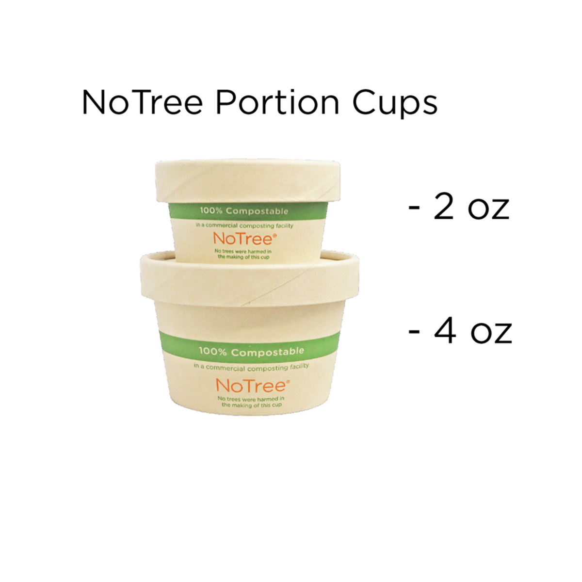 Compostable Sample Portion Cups with Lid, Tasting Sauce Shot Cup –  EcoQuality Store