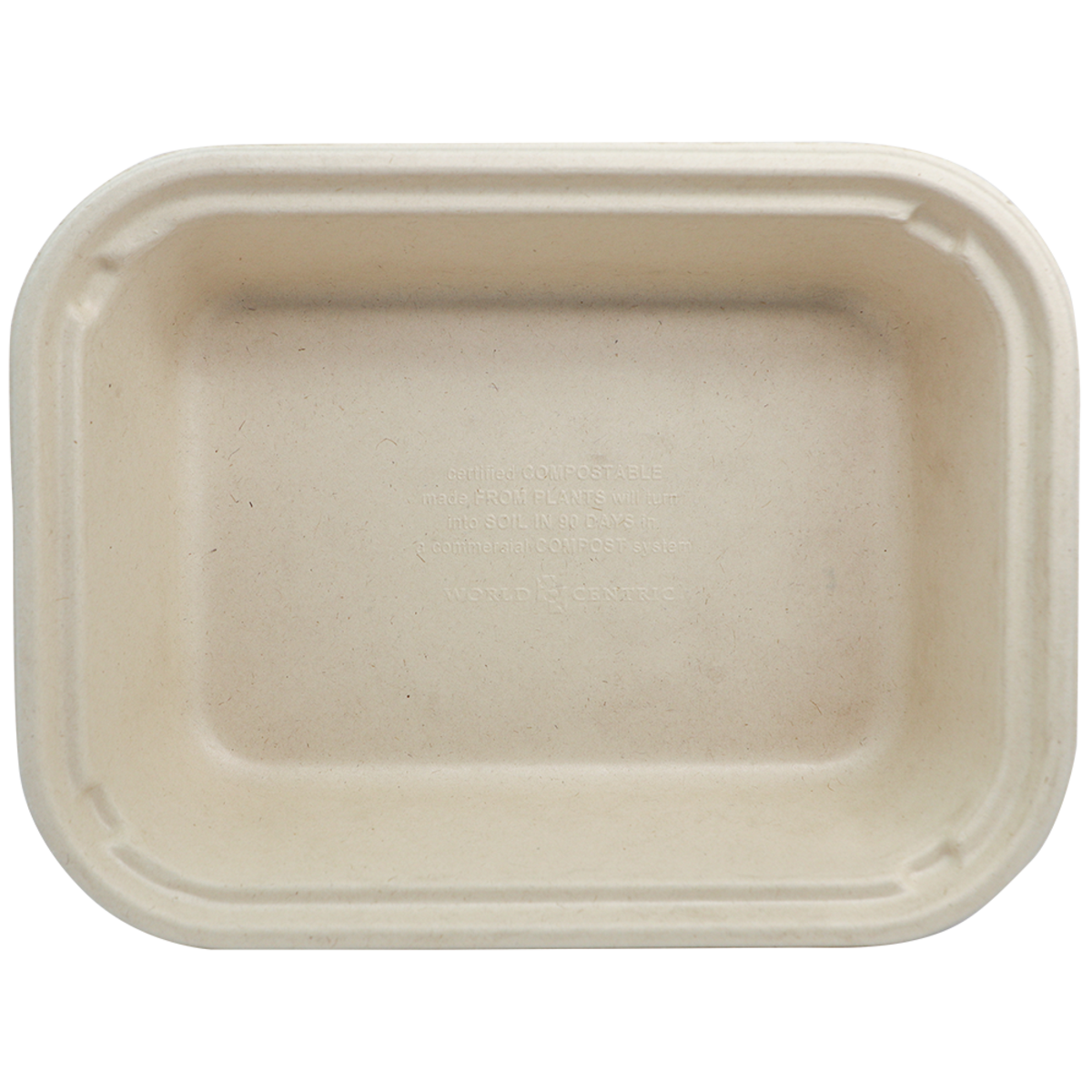 32 oz Compostable Containers with Lids, 5 count, World Centric