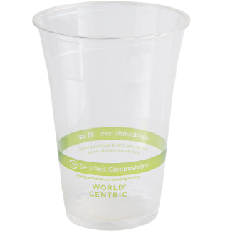 16 oz. Tall Recycled Plastic Cold Cup, Clear, 500 ct.