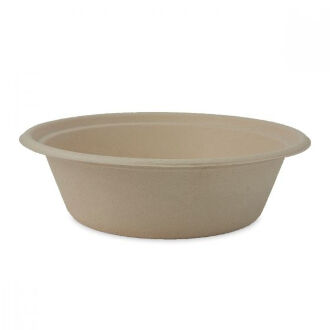 Eco-Products® Renewable and Compostable Salad Bowls with Lids, 24