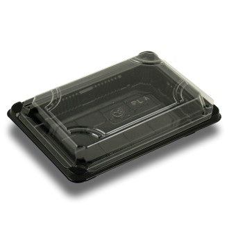 Clear Lid Small Fiber Sushi Tray