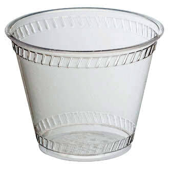 9 oz Plastic Parfait Cup Dome Lid Insert 10 sets