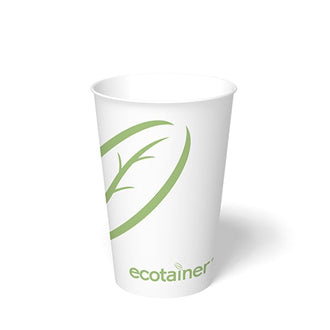 16 oz Compostable Cold Cup, SFI® Paper Cup, PLA Lined