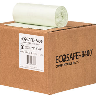 EcoSafe 2.5 Gallon Compostable Bags (90 pack) — Sound Bites Delivers
