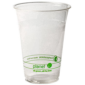 16 oz Cold Cup | Compostable PLA Plastic - Planet+