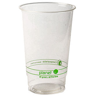 Custom 20 oz Compostable Plastic Cups