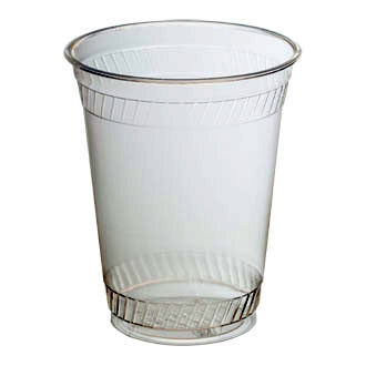 Comfy Package [100 Sets] 16 oz. Clear Plastic Cups With Flat Lids