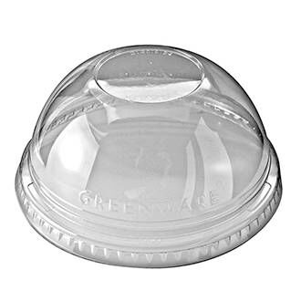 Yocup Company: YOCUP 20 oz Clear Plastic Dome Lid With No Hole For