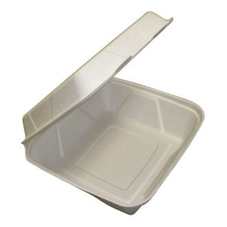 HeloGreen Eco-Friendly Sustainable Clamshell Food Container - 7x5