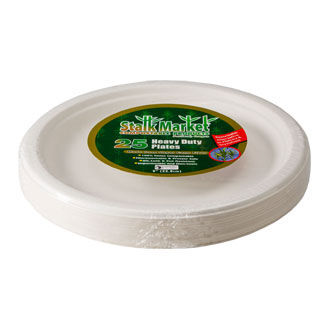 9 inch Tree-Less™ Compostable Plate Molded Fiber Plates