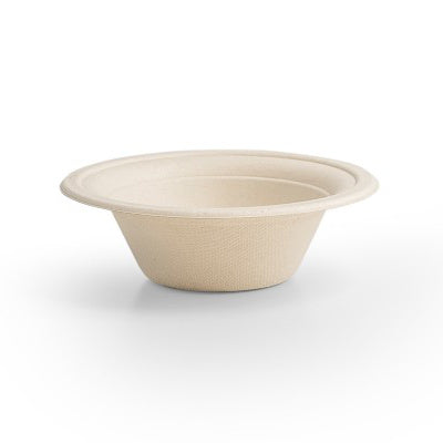 Eco-Products EP-SBS64 64 oz. Clear Compostable Plastic Salad Bowl with Lid  - 150/Case