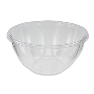 GCP Products 18 Ounce Plastic Salad Bowls, 200 Recyclable White Plastic  Bowls