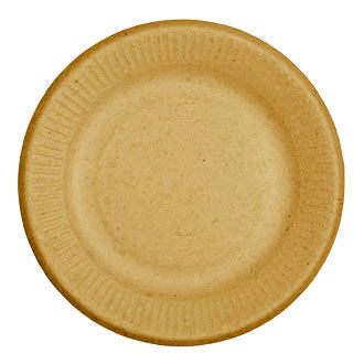 Paper Plates Eco-Friendly Disposable Plate Natural Fibers 9 Inch