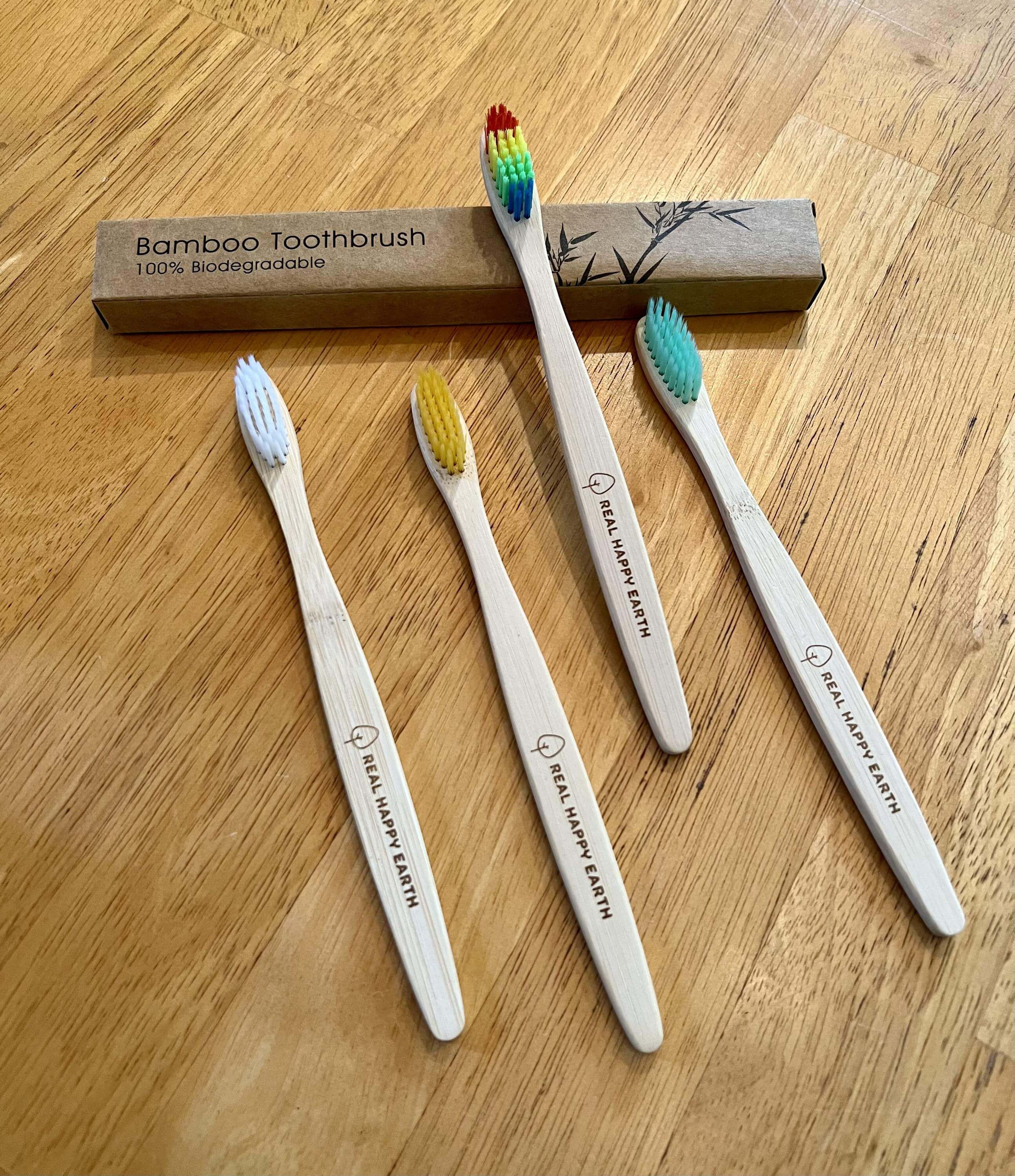 Bamboo Toothbrush - Real Happy Earth