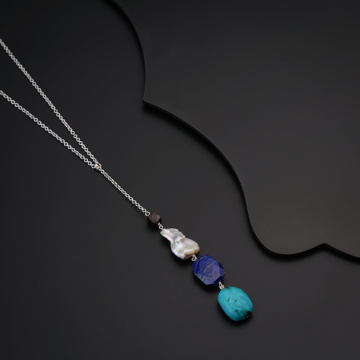 Galaxy Themed Jewelry -5 Stone Necklace – Meraki Lifestyle Store