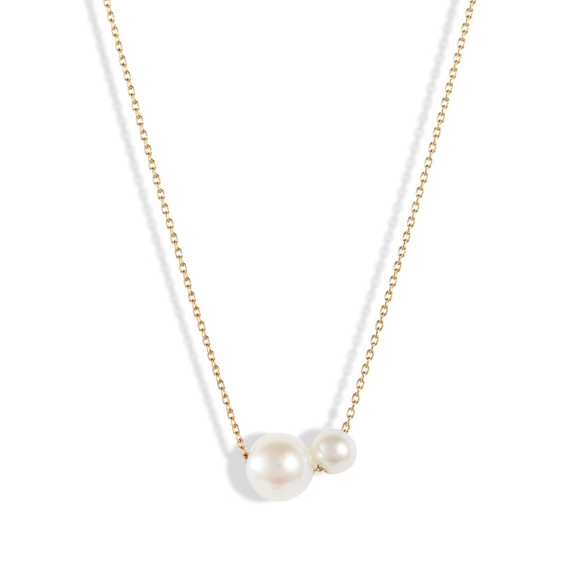 Double Pearl Necklace – POPPY FINCH